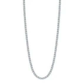 14K Gold Natural Diamond Small Carats Tennis Necklace