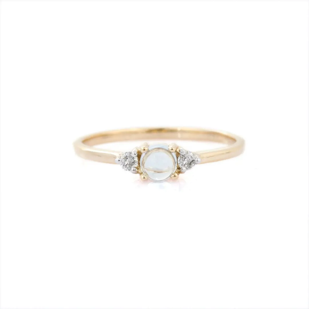 14K Yellow Gold Topaz Ring