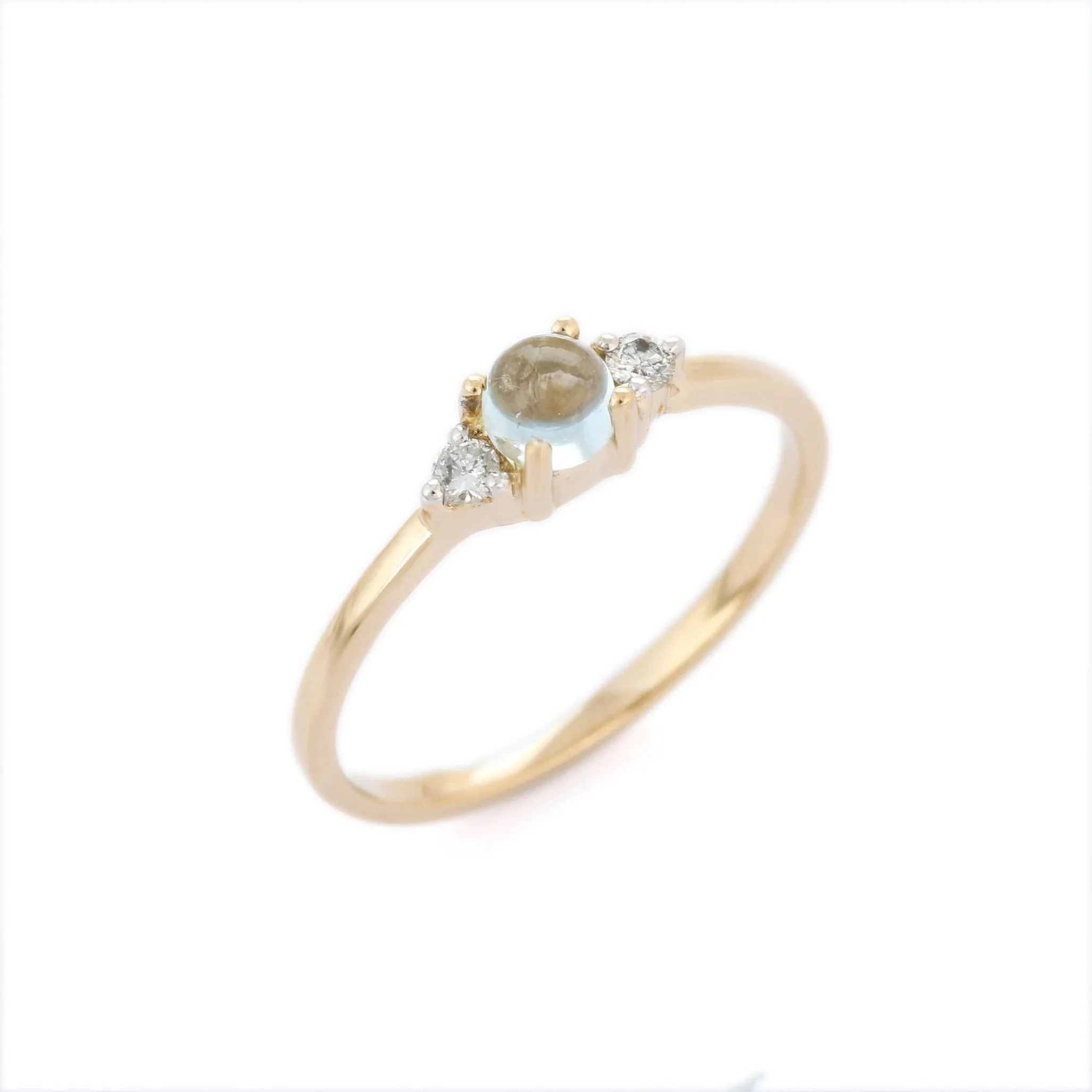 14K Yellow Gold Topaz Ring