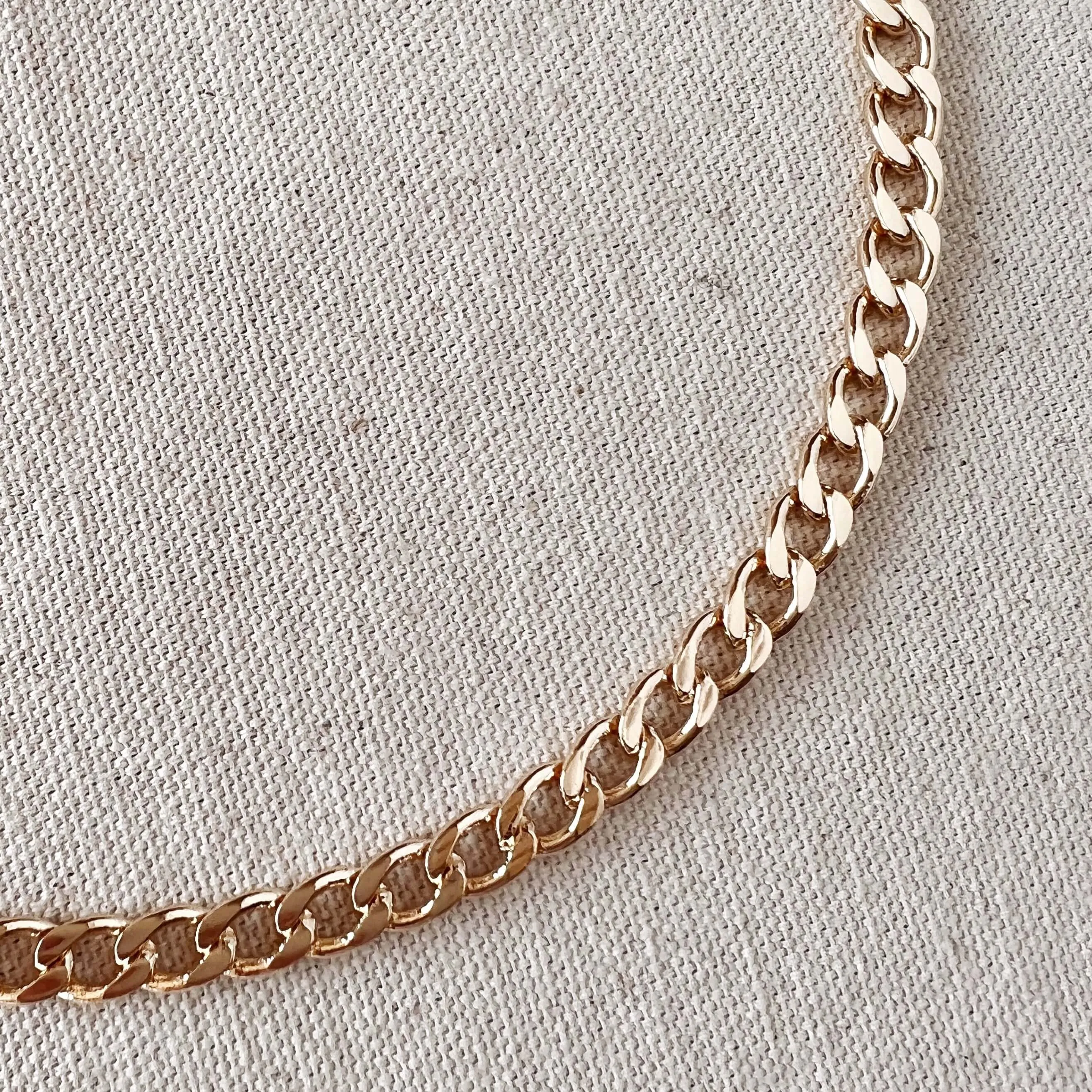 18k Gold Filled Chunky Cuban Necklace