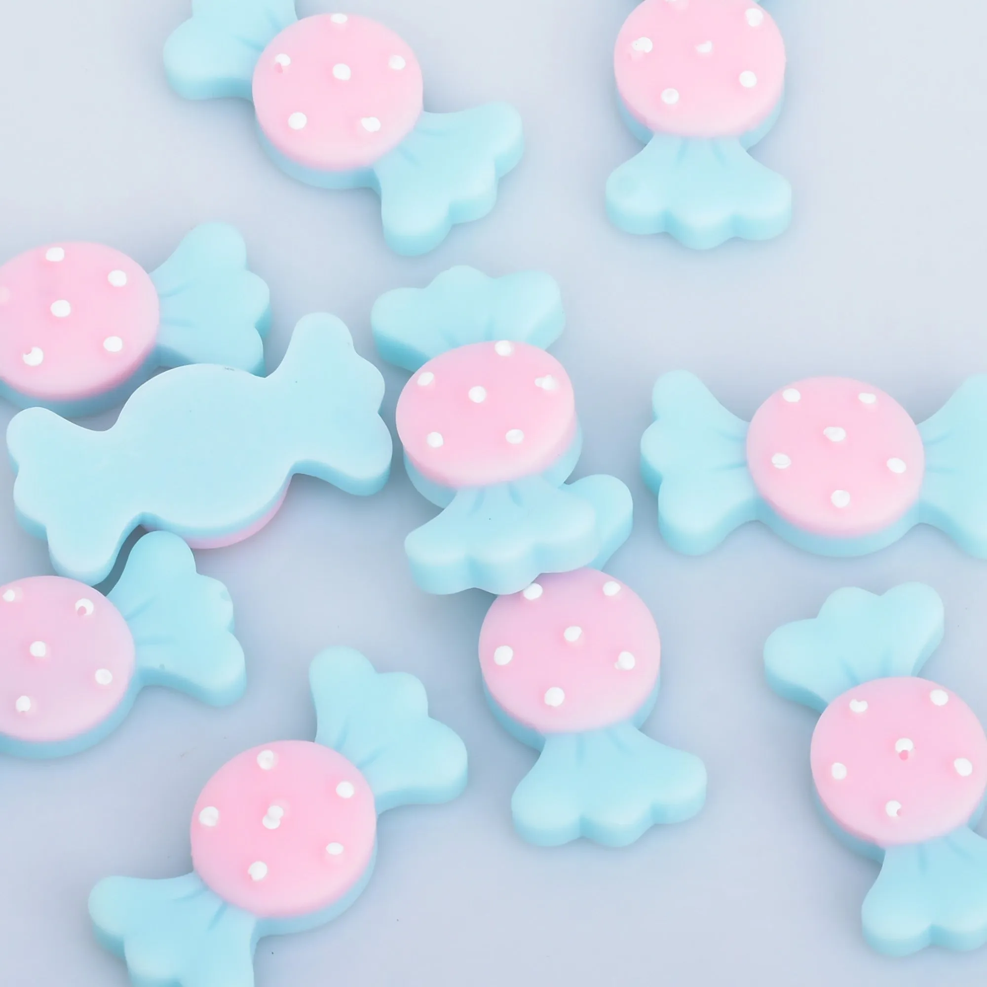 32*15mm Flatback Resins Kawaii Cabochons Candy Polymer Clay Slime Charms Diy Hair accessories 20pcs 102805