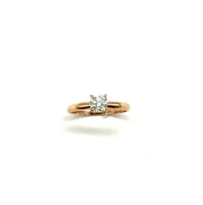 58 PT Round Diamond Solitaire Ring