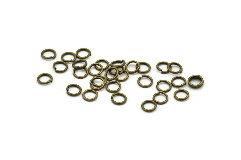 5mm Jump Ring - 300 Antique Brass Round Jump Ring Connectors Findings (5x0.80mm) A0335