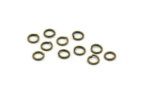 5mm Jump Ring - 300 Antique Brass Round Jump Ring Connectors Findings (5x0.80mm) A0335