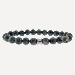 8mm Round Gemstone Bracelet Granite