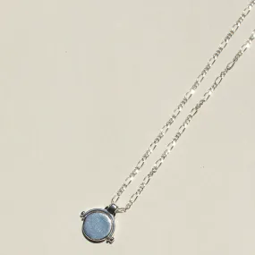 925 ROBERTA SPINNING DISC PENDANT SILVER