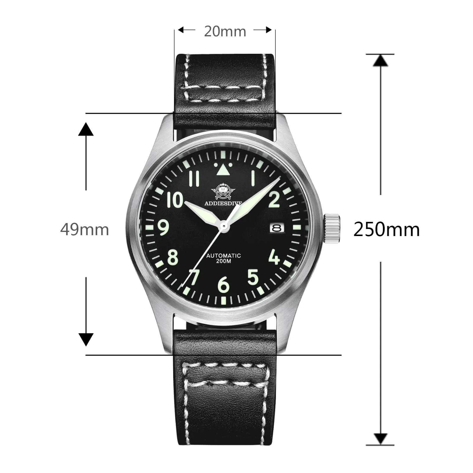 ADDIESDIVE®39mm Men's Elegant Automatic Watch (MY-H2)