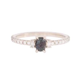 Alexandrite and Diamond Ring