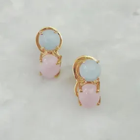 Aquamarine & Kunzite Separates Earrings