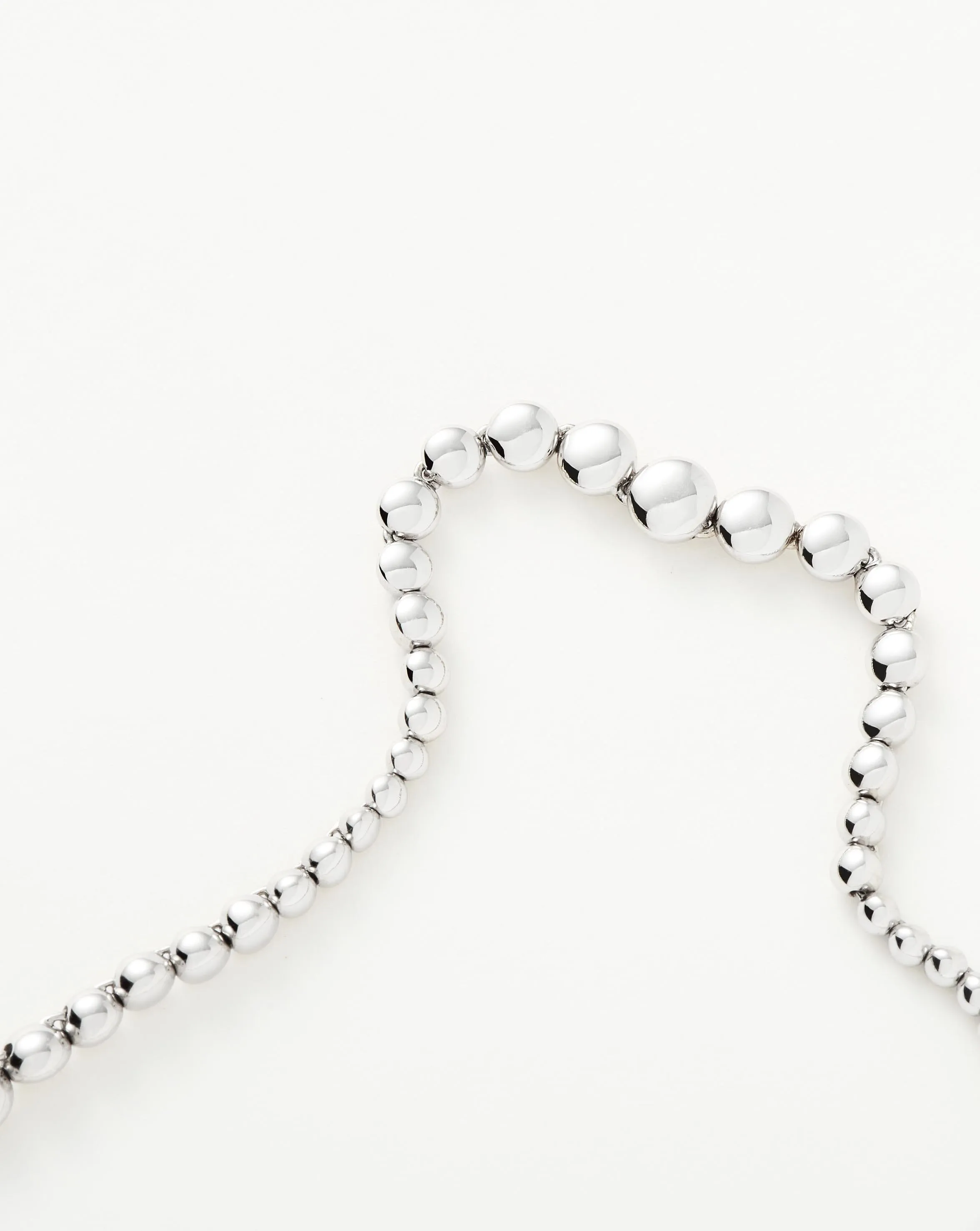 Articulated Beaded Choker | Sterling Silver