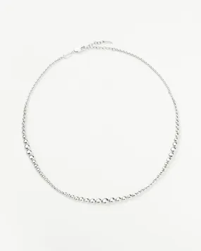 Articulated Beaded Choker | Sterling Silver