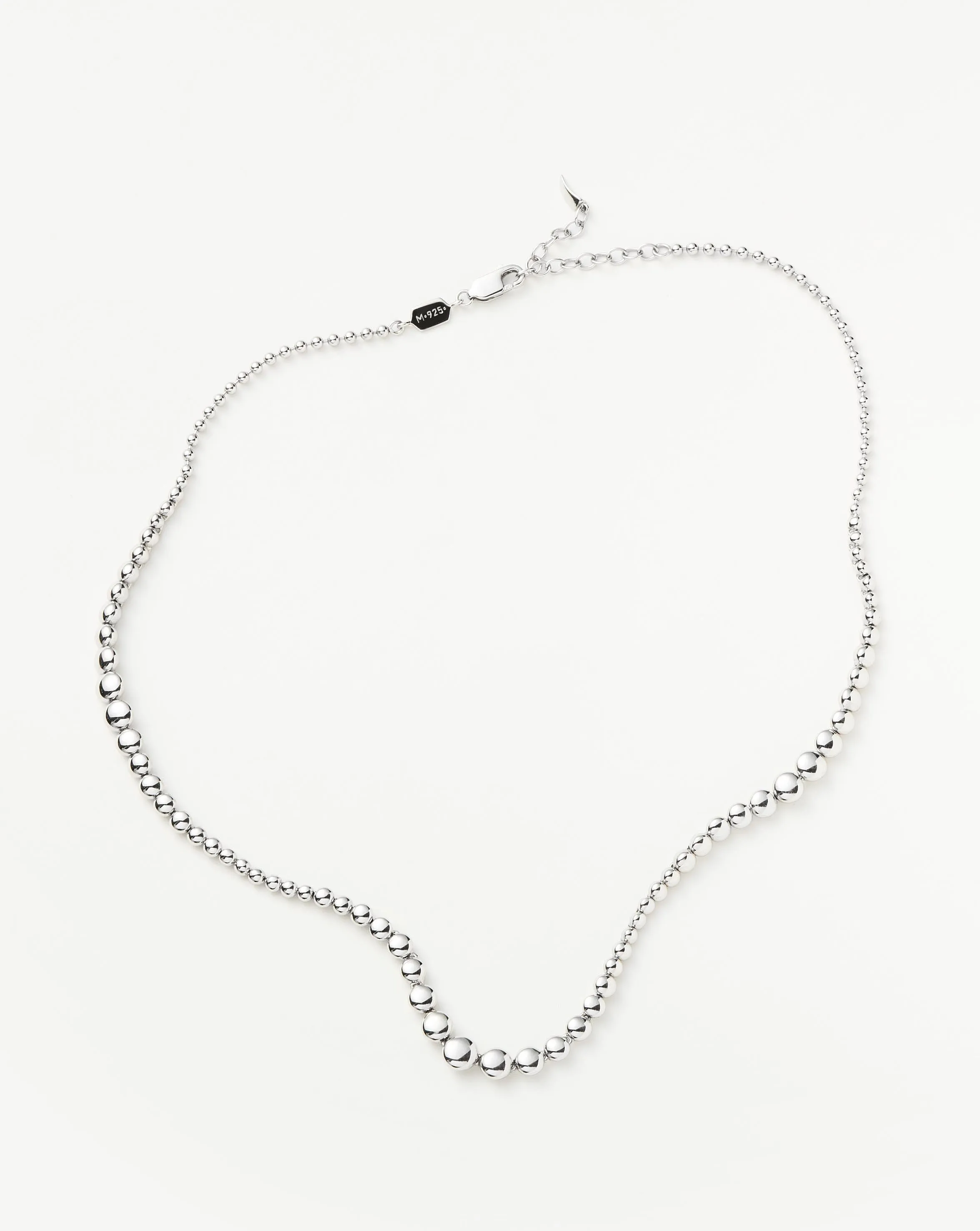 Articulated Beaded Choker | Sterling Silver