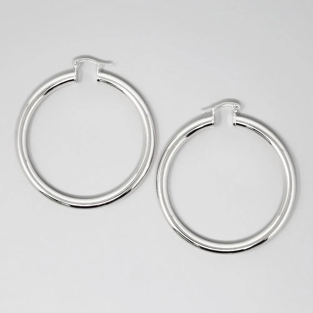 Basic Hoop Earrings (60 mm)