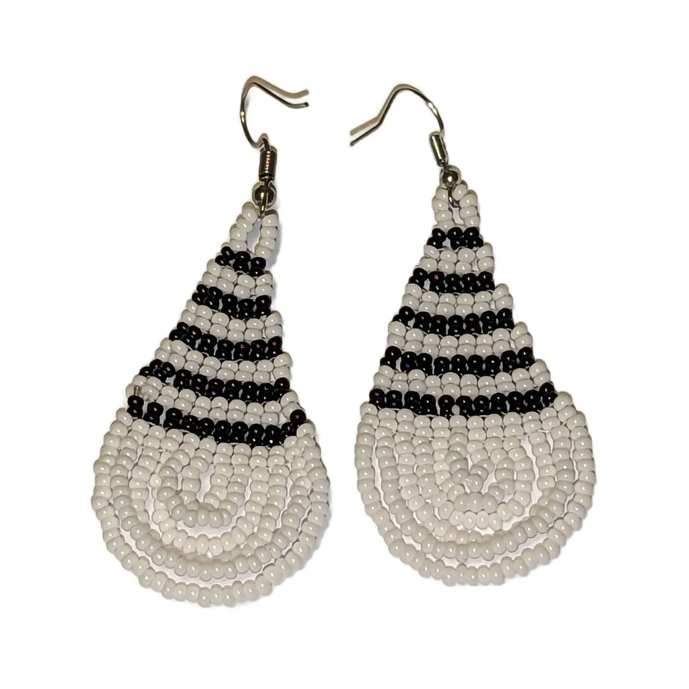 Beaded Tear Drop Earrings Medium - Assorted Colors