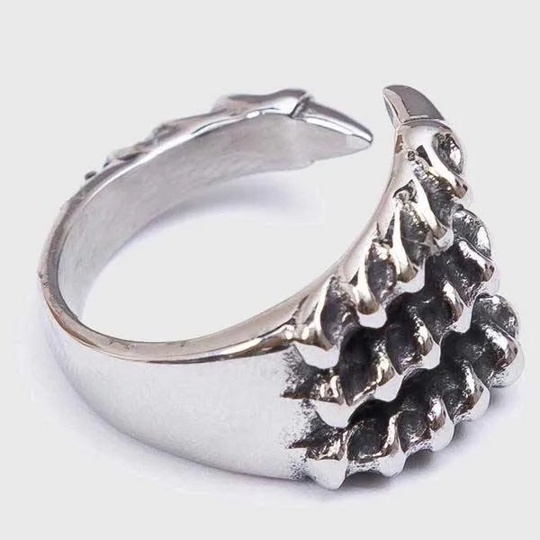 Bone Dragon Claw Ring