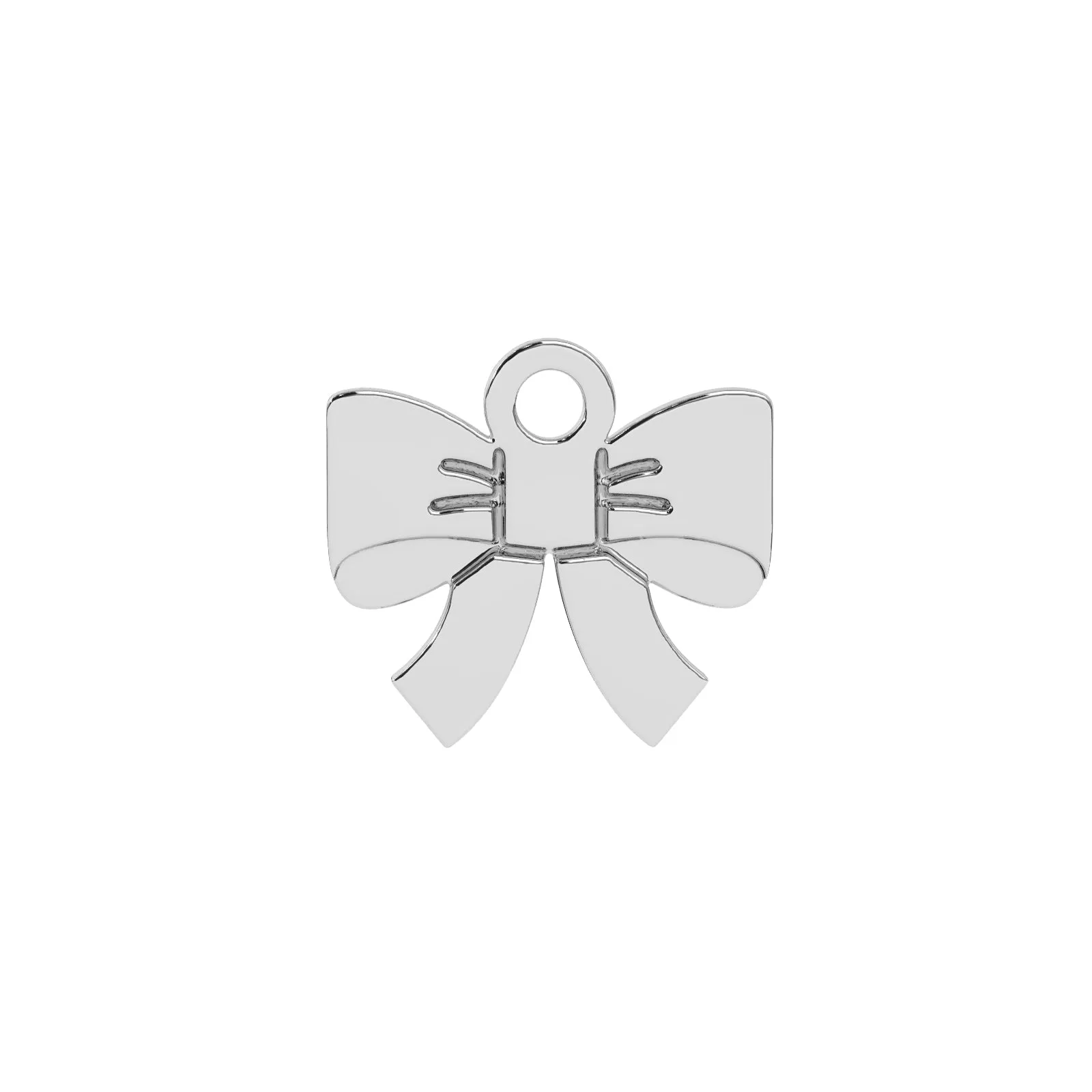 Bow Charm | Sterling Silver