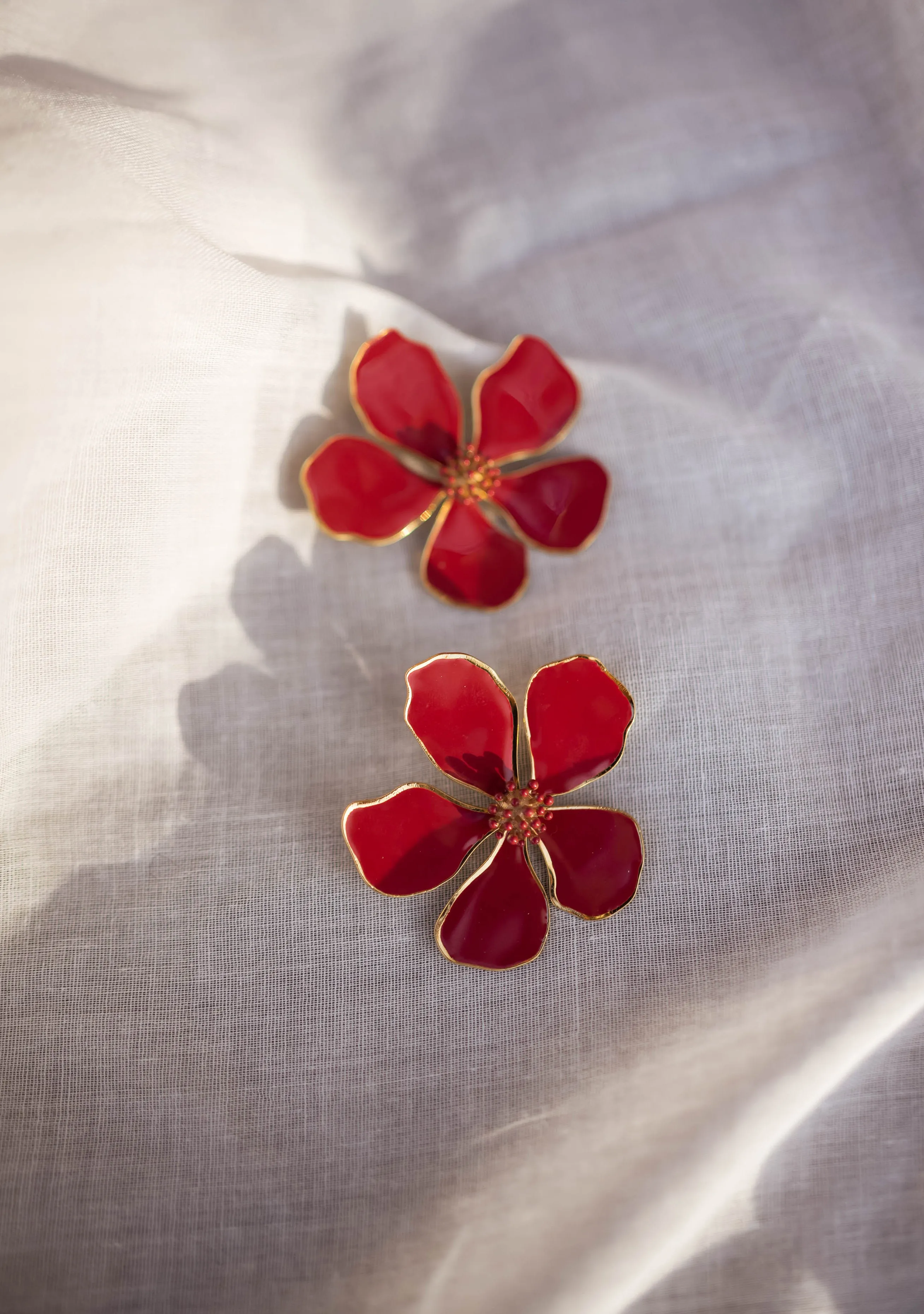 Burgundy Tyana Earrings