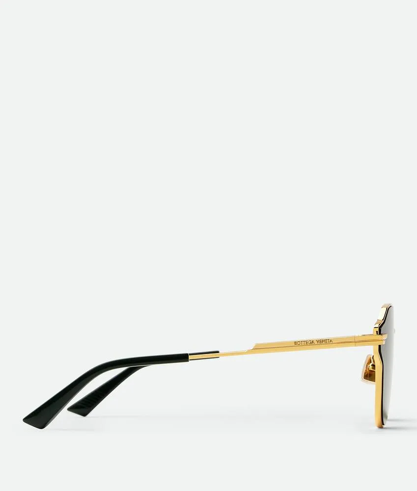 BV 1271S Glaze Metal Aviator, Gold