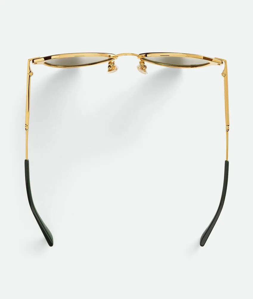 BV 1271S Glaze Metal Aviator, Gold