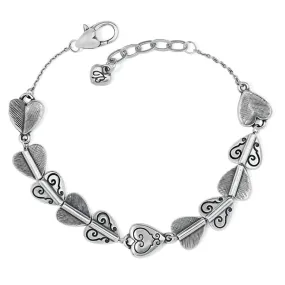 Cascading Hearts Bracelet