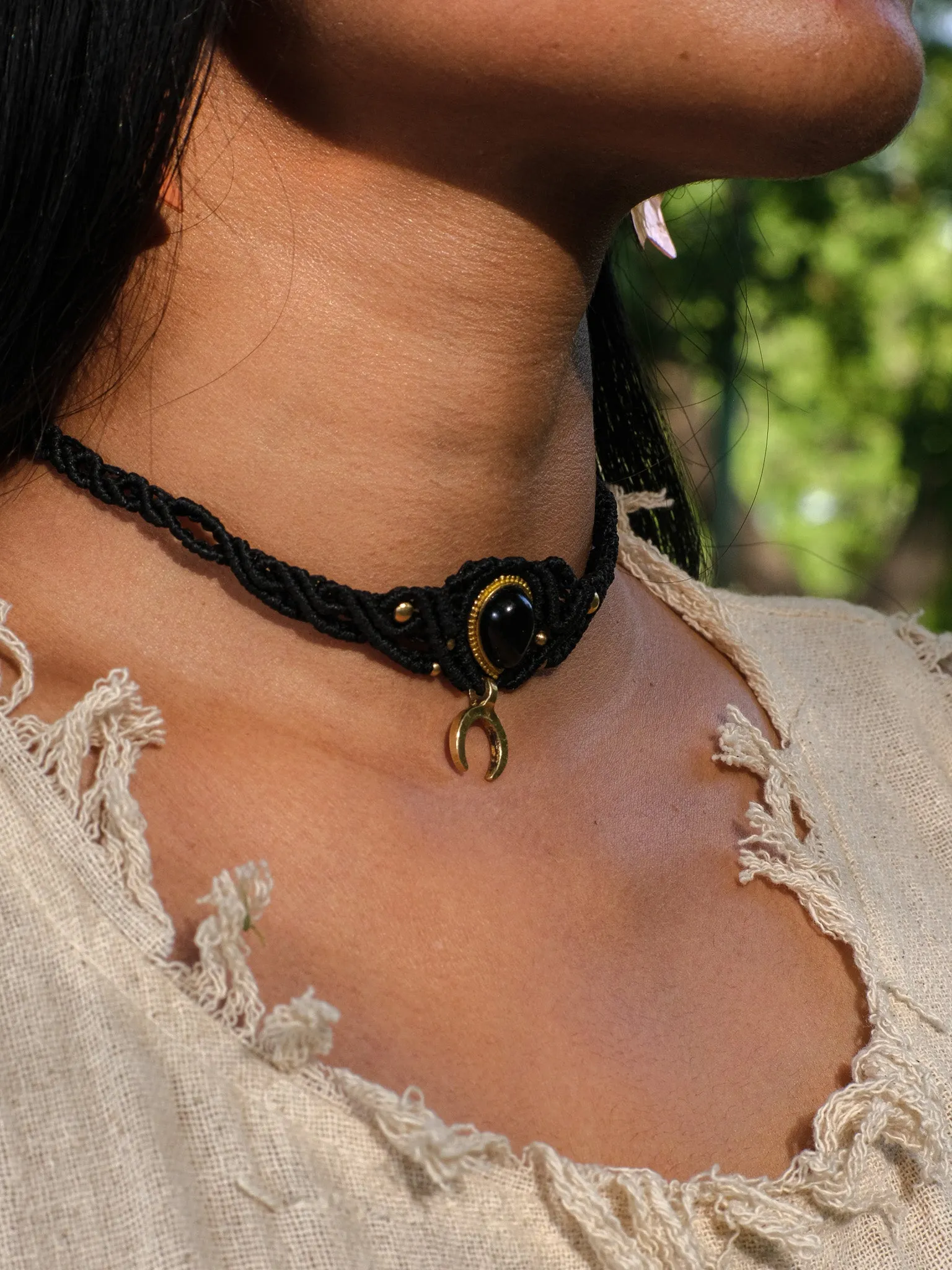 Chandra Macrame Choker