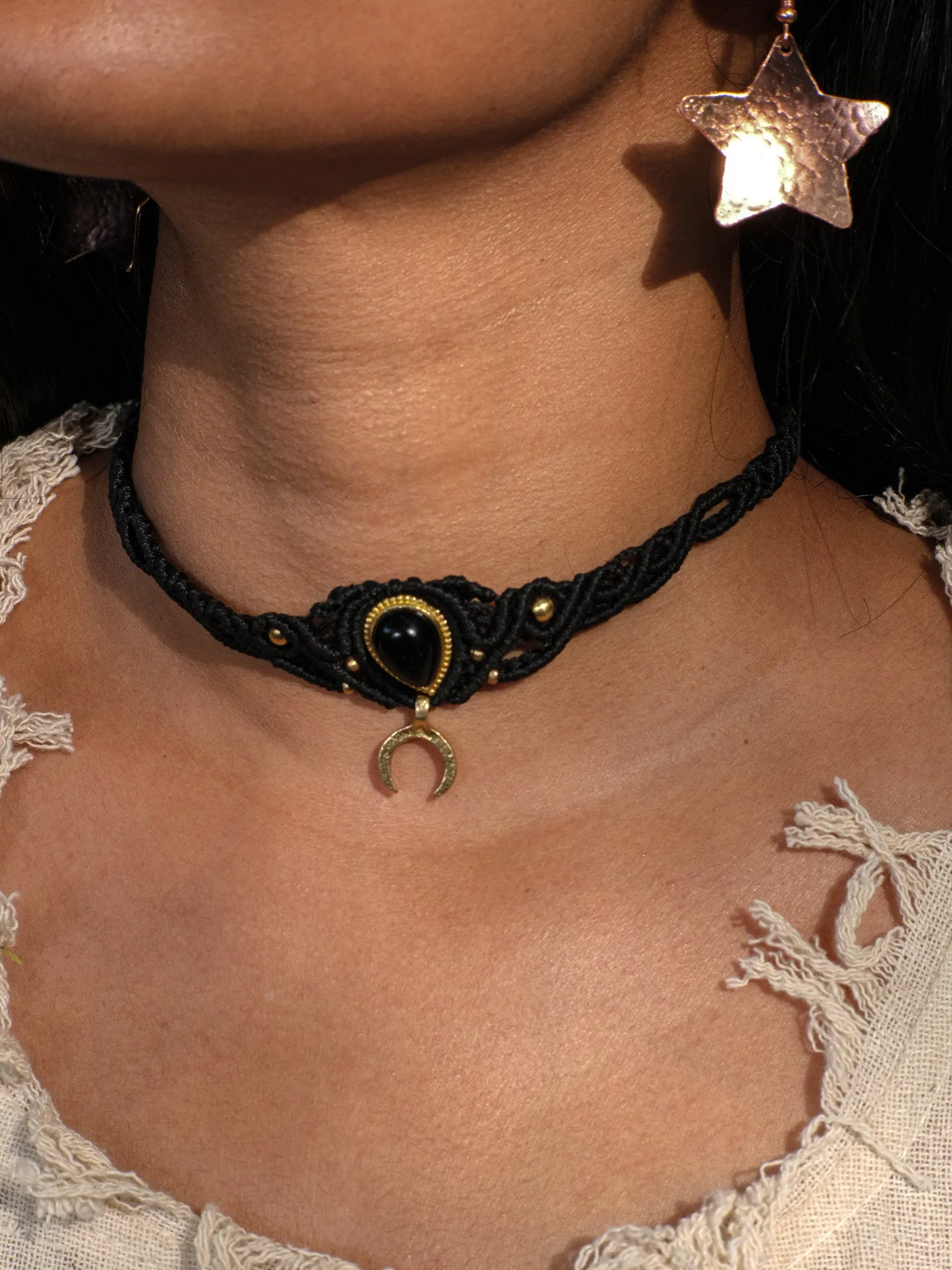 Chandra Macrame Choker