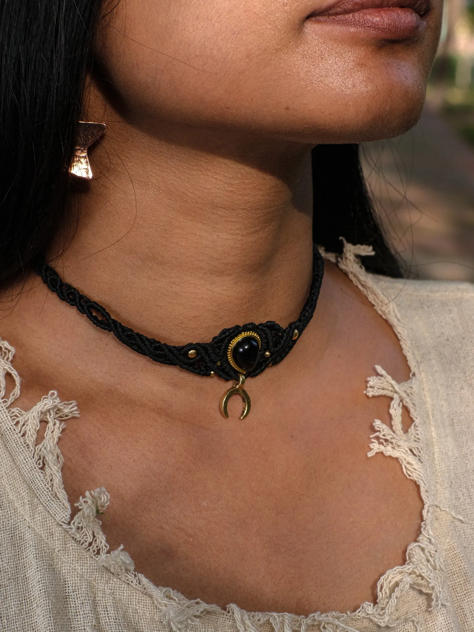 Chandra Macrame Choker