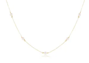 Choker Simplicity Chain Gold - 4mm Pearl