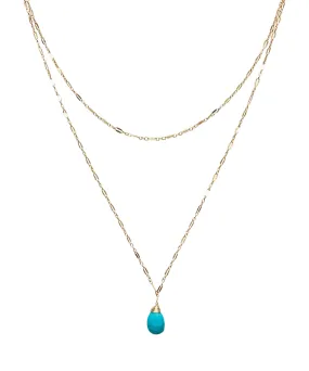 Choker Wrap Turquoise Necklace