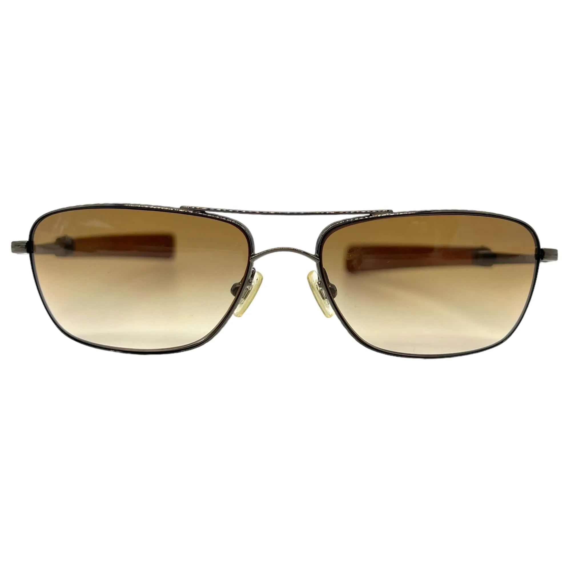 CHROME HEARTS Authentic Unisex Sunglasses with Wooden Temples