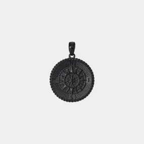 Compass Pendant - Black