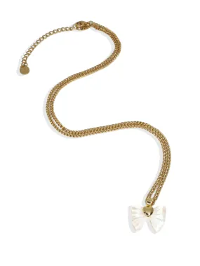 Coquette Bow Necklace