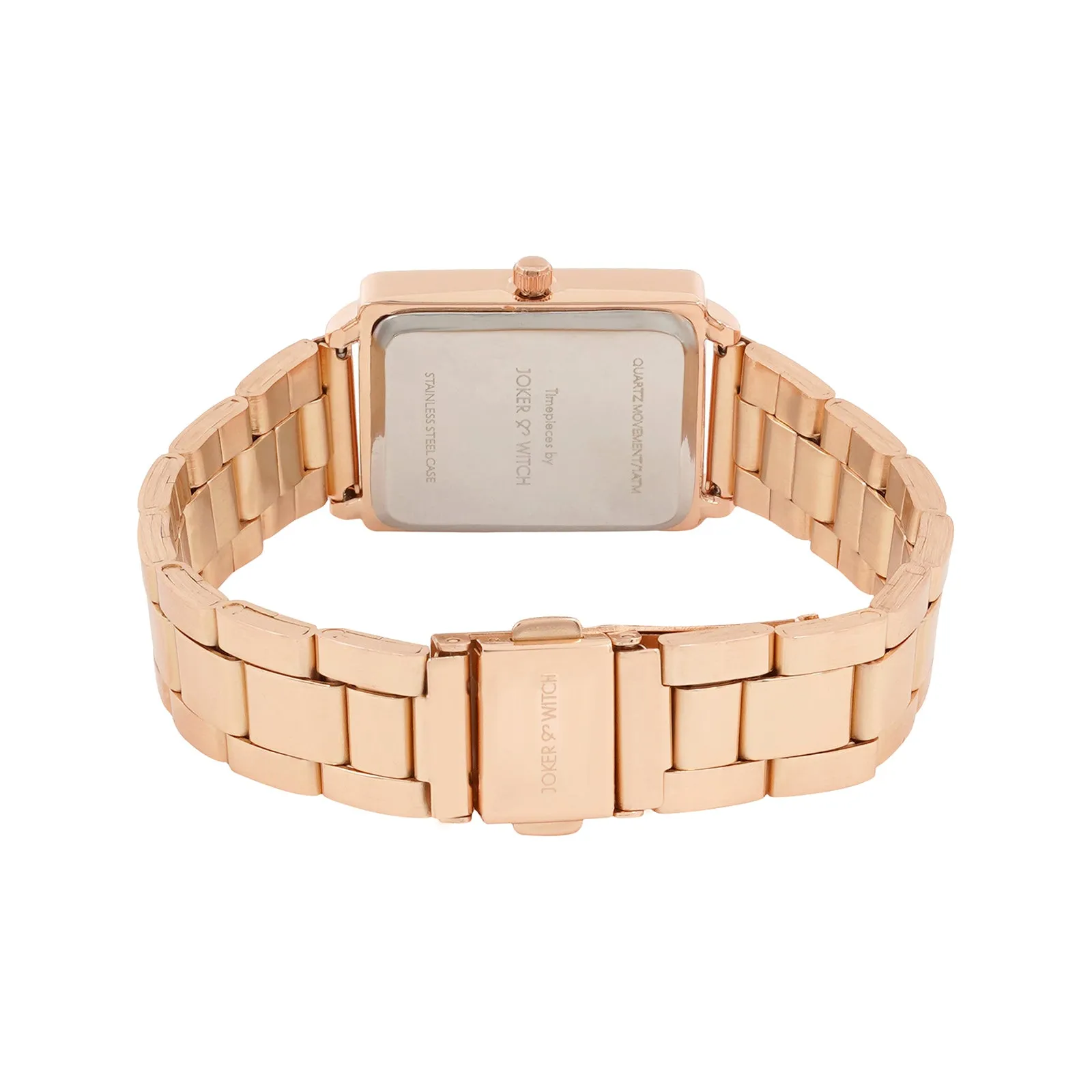 Cresent Rosegold Watch Bracelet Stack