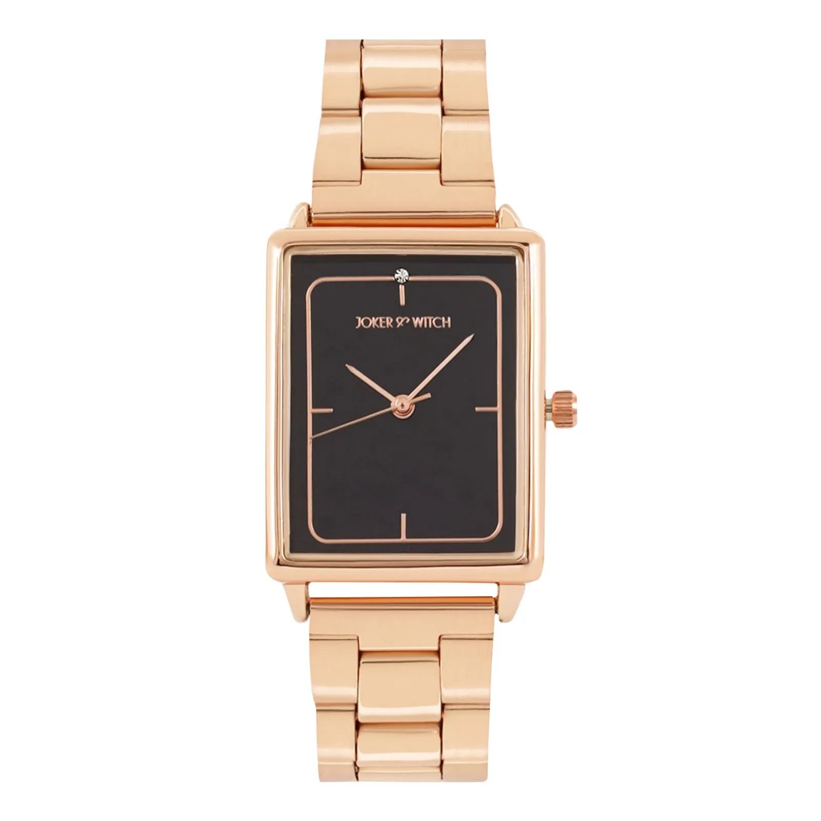 Cresent Rosegold Watch Bracelet Stack