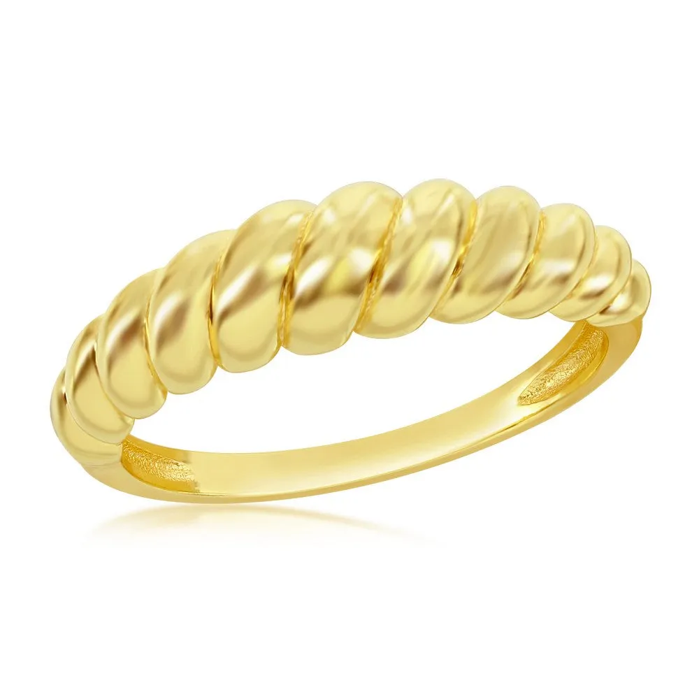 Croissant Ring- Gold Plated