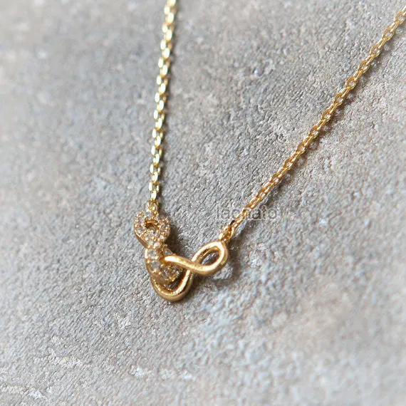 Crystal Infinity Necklace