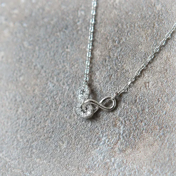 Crystal Infinity Necklace