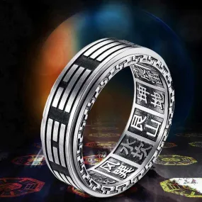 Eight Trigrams Spinner Ring