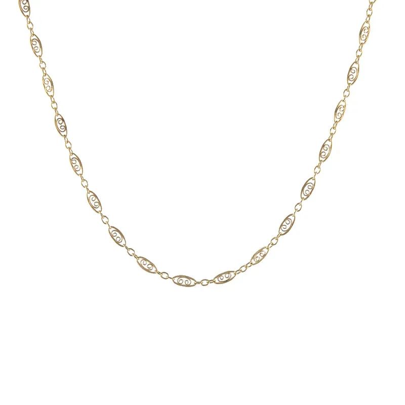 Filigree Chain Necklace