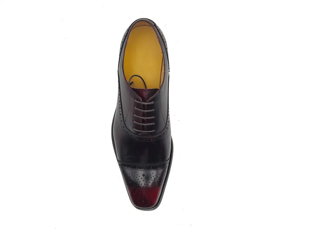 Five Eyelets Cap Toe Calfskin Oxford