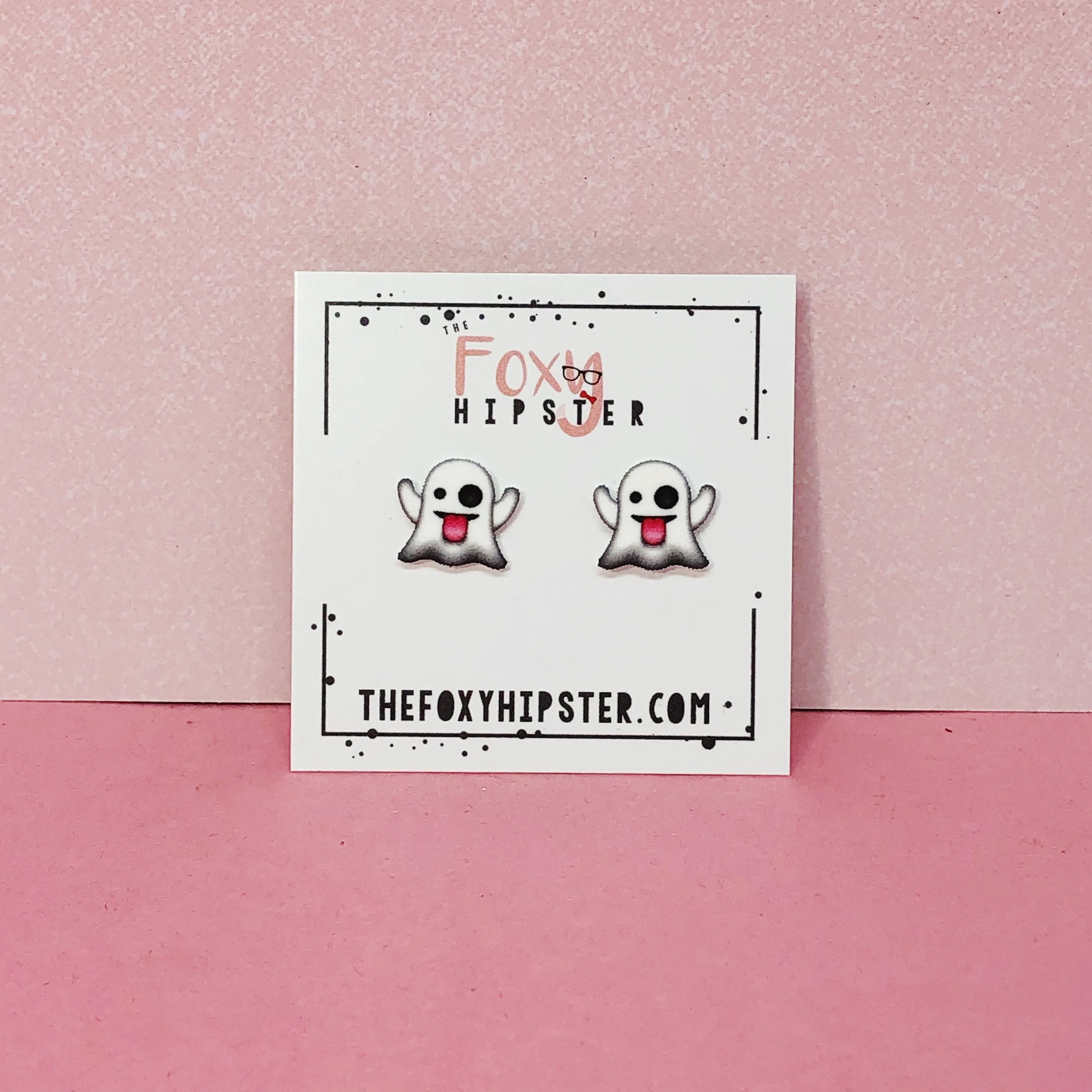 Ghost Emoji Earrings