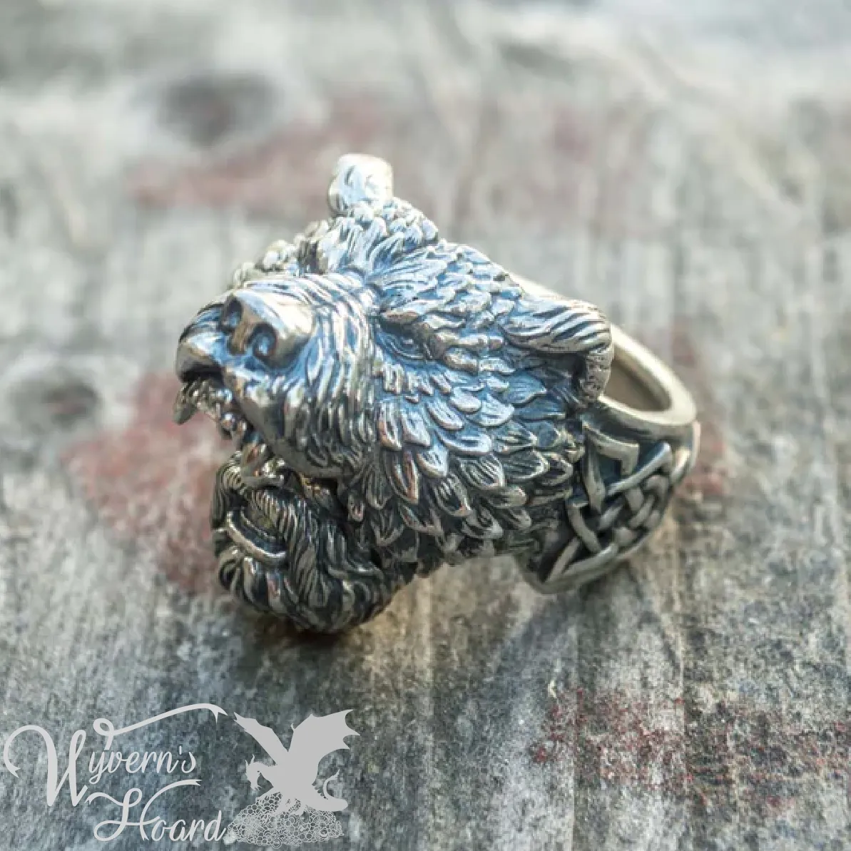 Handcrafted Viking Berserker Bear Ring