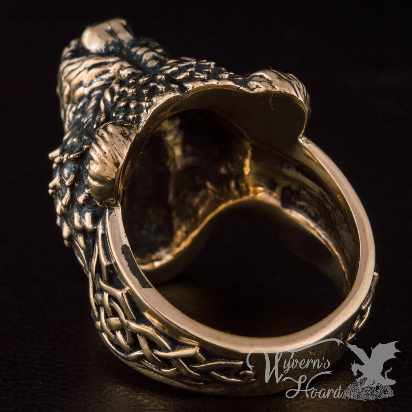 Handcrafted Viking Berserker Bear Ring