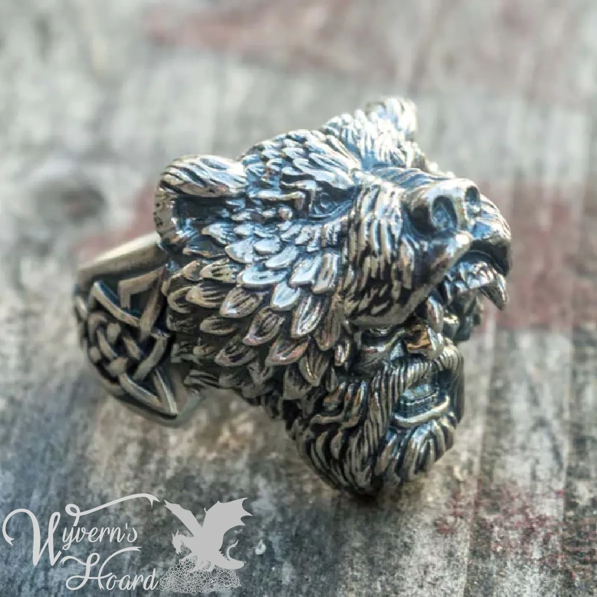 Handcrafted Viking Berserker Bear Ring