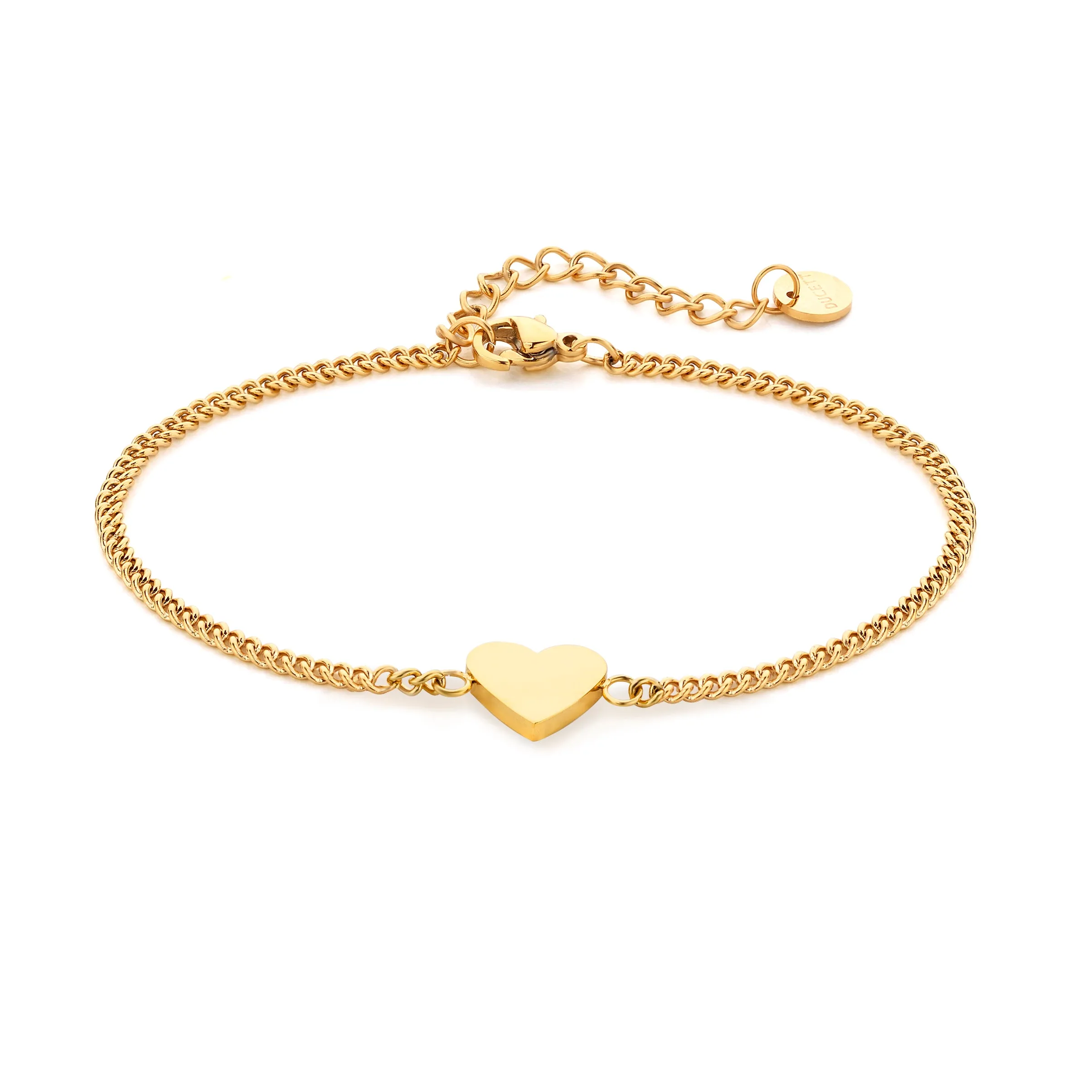 Heart chain gold