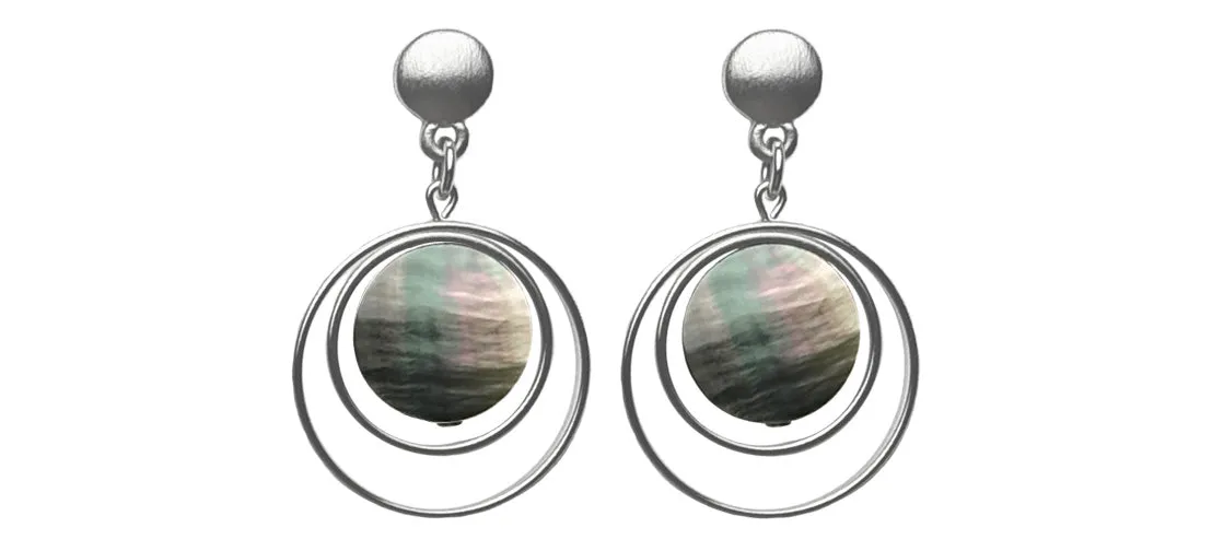 John Michael Richardson, Mother of Pearl Earrings