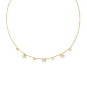 Kendra Scott Winter 2023 Haven Heart Crystal Choker Necklace