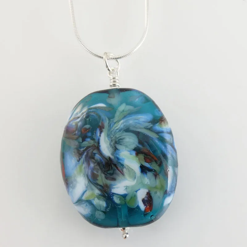 koi pond pendant