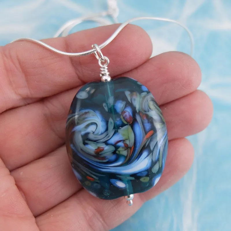 koi pond pendant