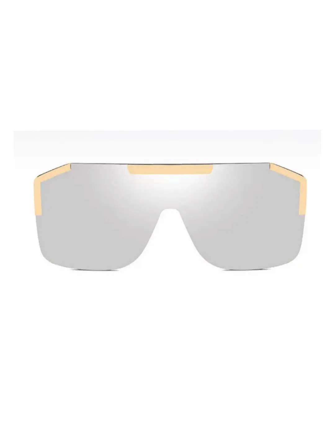 Ladies Oversized Rectangular Frame Sunglasses